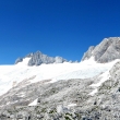 panorama Dachsteinu focené od Simony huette