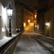 zasn�enou cestou z Hrad�an do Nerudovky